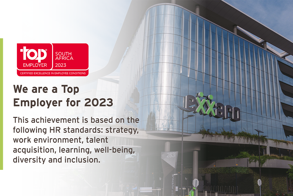 Exxaro Recognised as Top Employer in South Africa for 2023