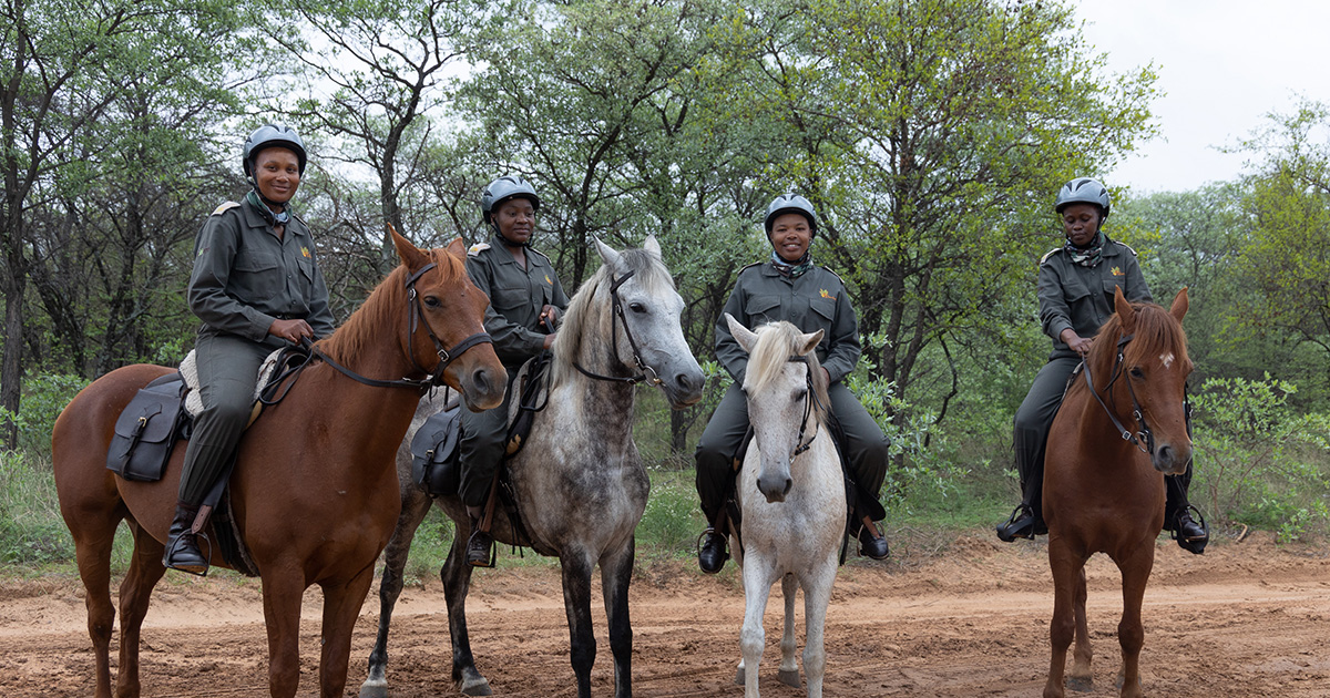 Exxaro Appoints the First All-Female Mounted Ranger Unit in Africa