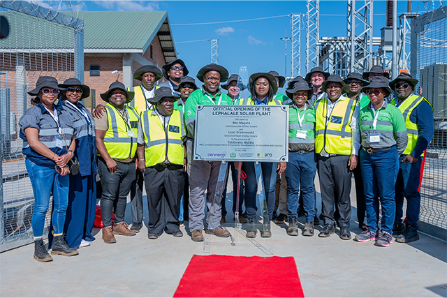 Exxaro advances its decarbonisation and energy security ambitions through the official opening of the Lephalale Solar Project.